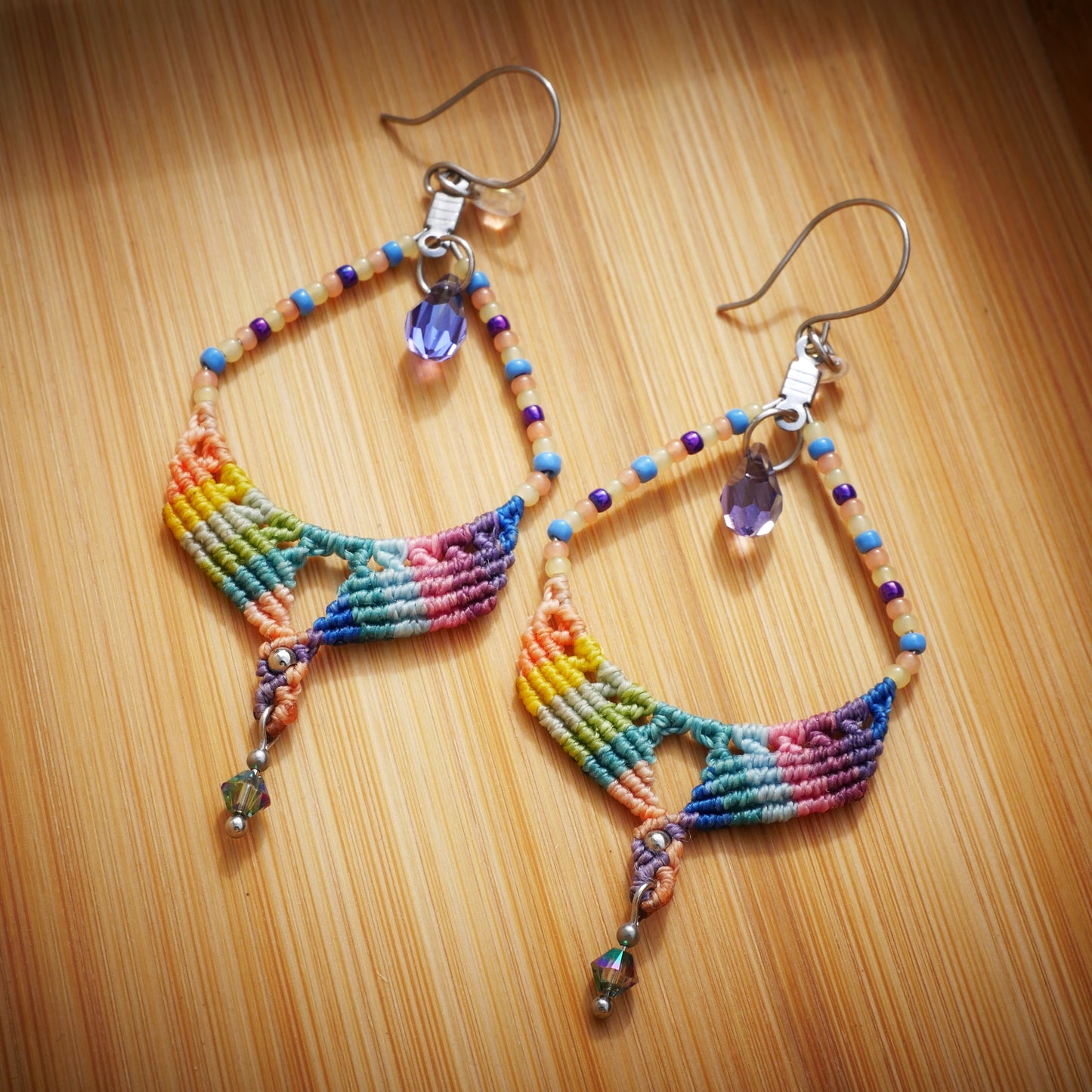 ARC-EN-PERLES boucles d'oreilles
