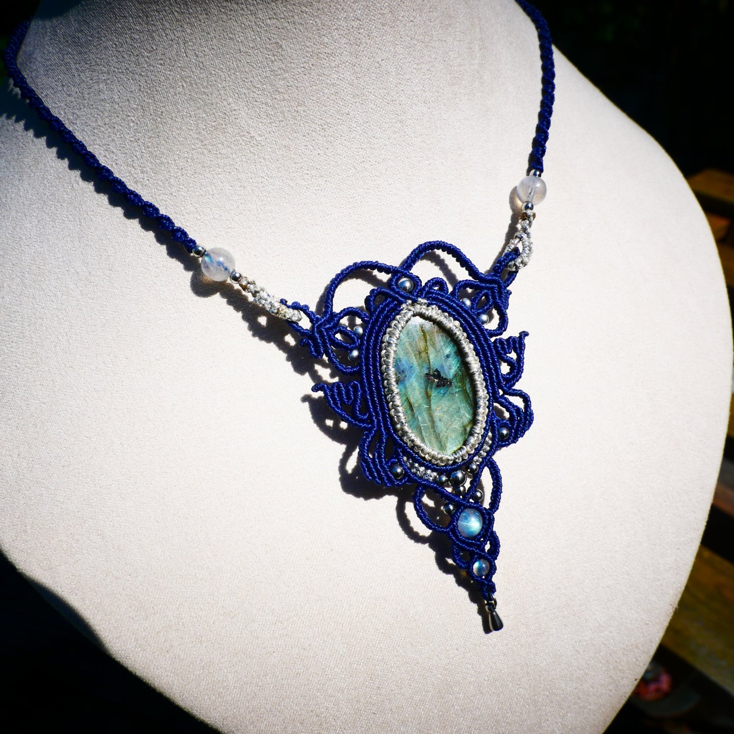 ✦ YVIE ✦ collier Labradorite