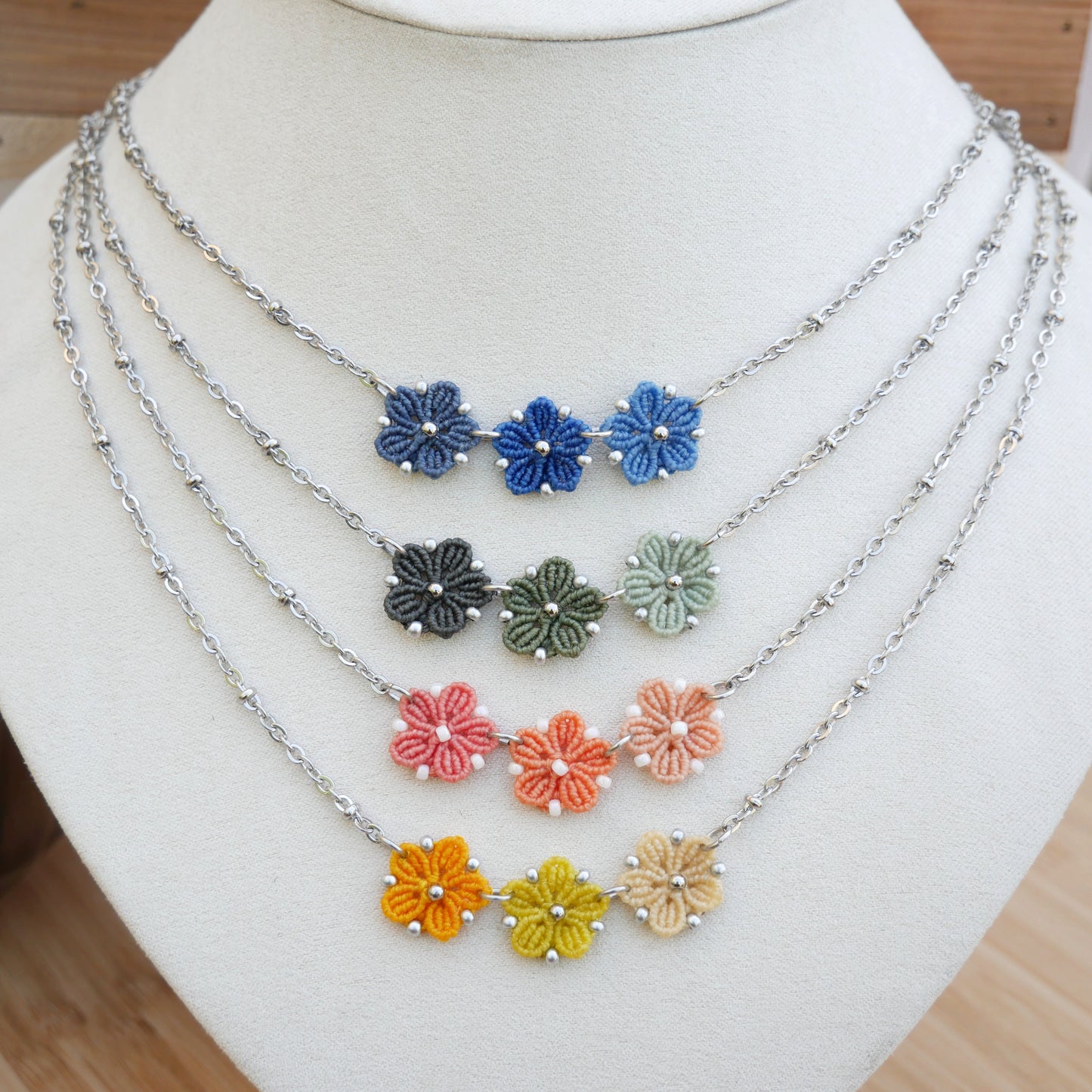 ✦ BLOSSOM ✦ collier Jaune