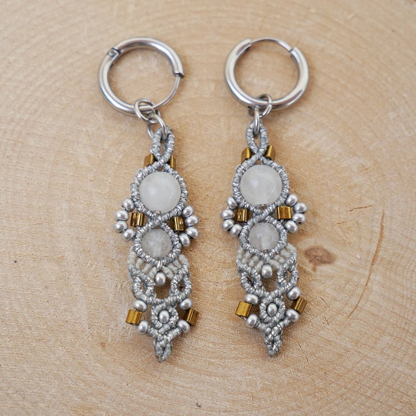✦ HÉRA ✦ Argenté & Quartz laiteux