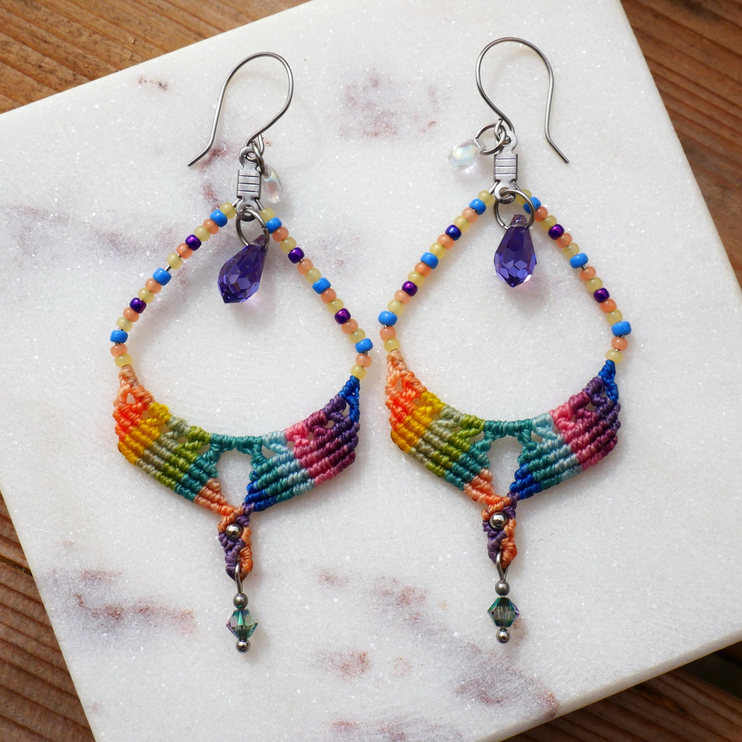 ARC-EN-PERLES boucles d'oreilles