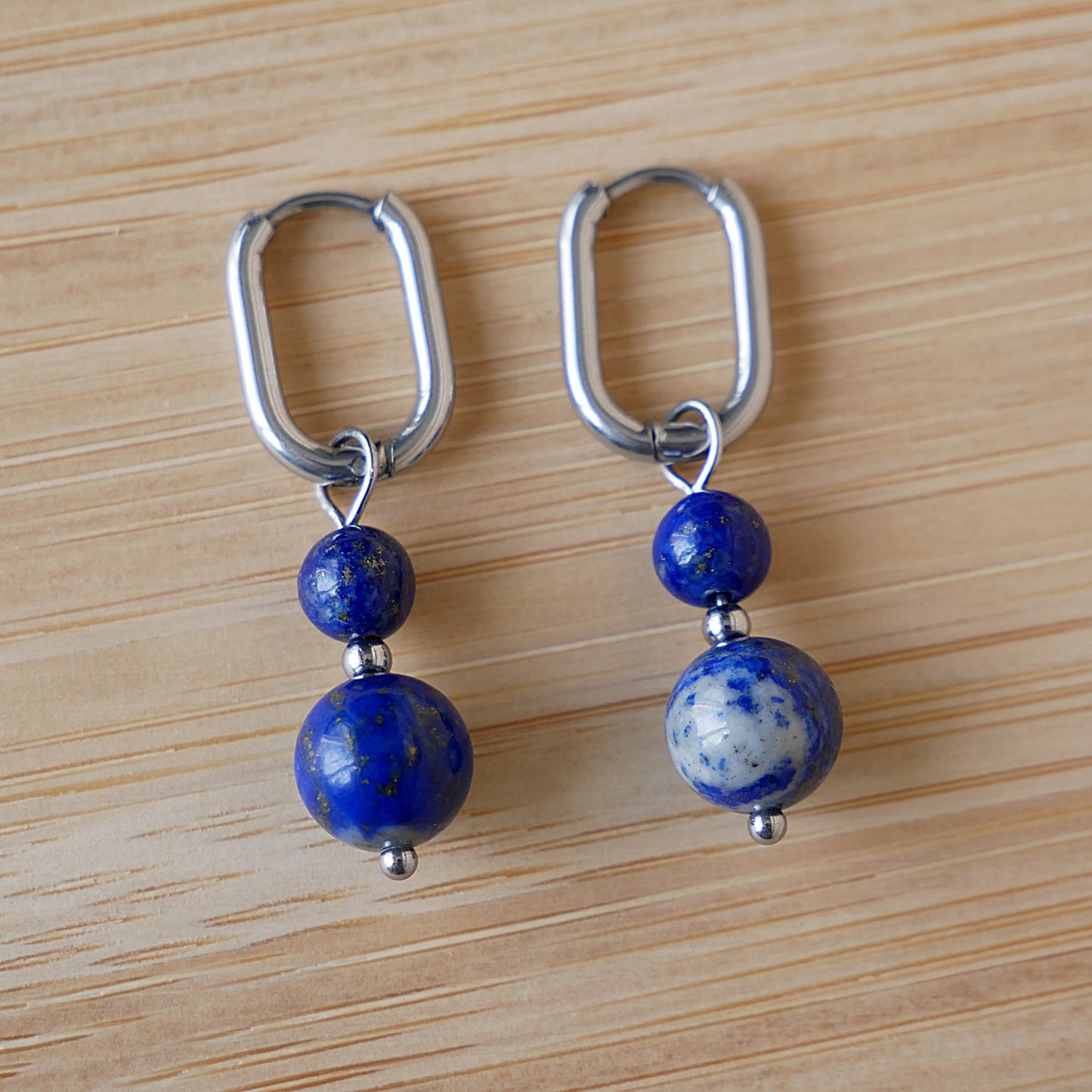 ✦ LUNA ✦ créoles Lapis Lazuli