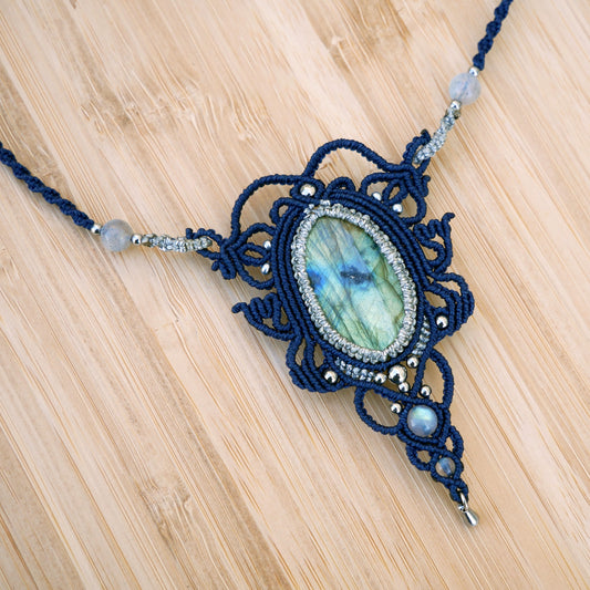 ✦ YVIE ✦ collier Labradorite