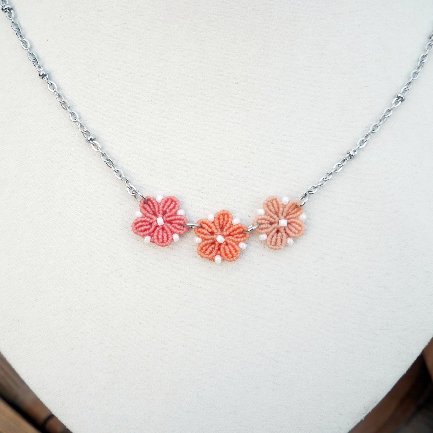 ✦ BLOSSOM ✦ collier Corail