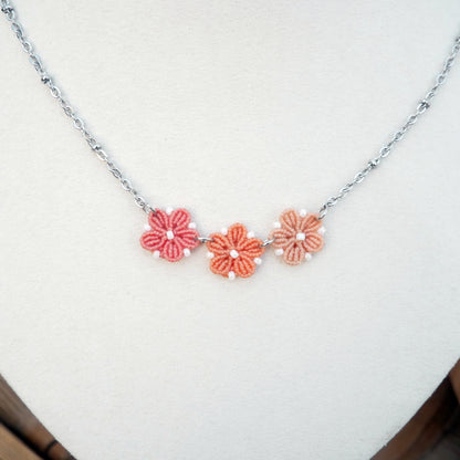 ✦ BLOSSOM ✦ collier Corail