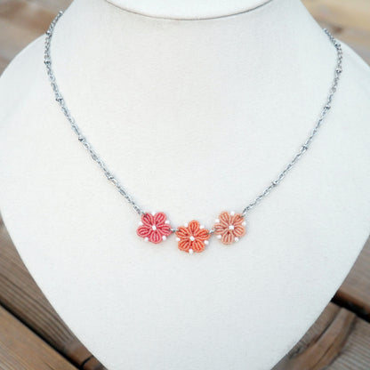 ✦ BLOSSOM ✦ collier Corail