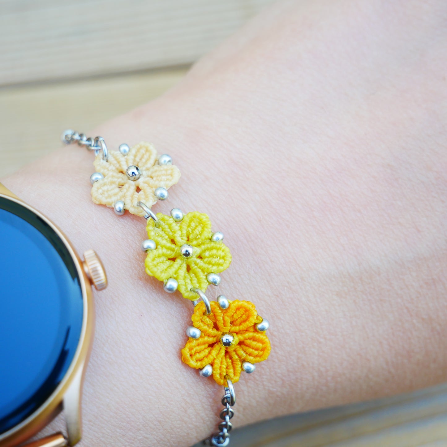 ✦ BLOSSOM ✦ bracelet Jaune