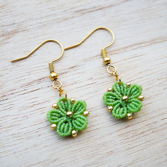 ⟡ SOFT BLOSSOM ⟡ boucles d'oreilles Citron vert