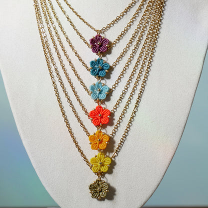 ⟡ SOFT BLOSSOM ⟡ collier Or