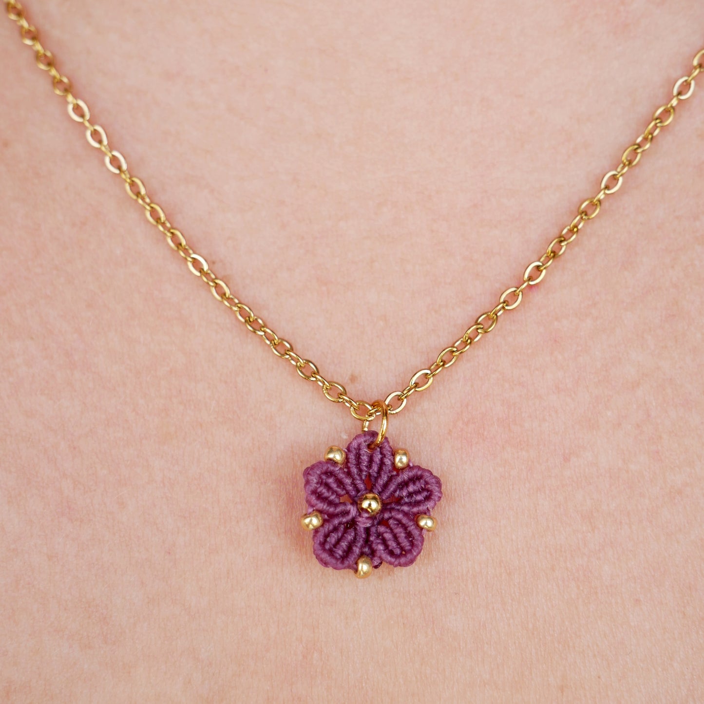 ⟡ SOFT BLOSSOM ⟡ collier