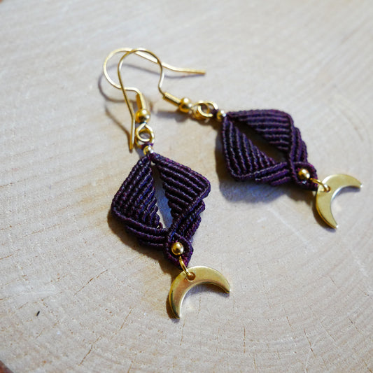 ⟡ ATHÉNAÏS ⟡ boucles d'oreilles Griotte