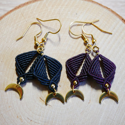 ⟡ ATHÉNAÏS ⟡ boucles d'oreilles Noir