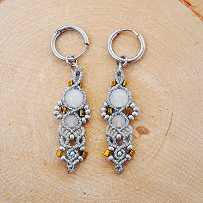 ✦ HÉRA ✦ Argenté & Quartz laiteux