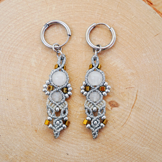 ✦ HÉRA ✦ Argenté & Quartz laiteux