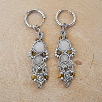 ✦ HÉRA ✦ Argenté & Quartz laiteux