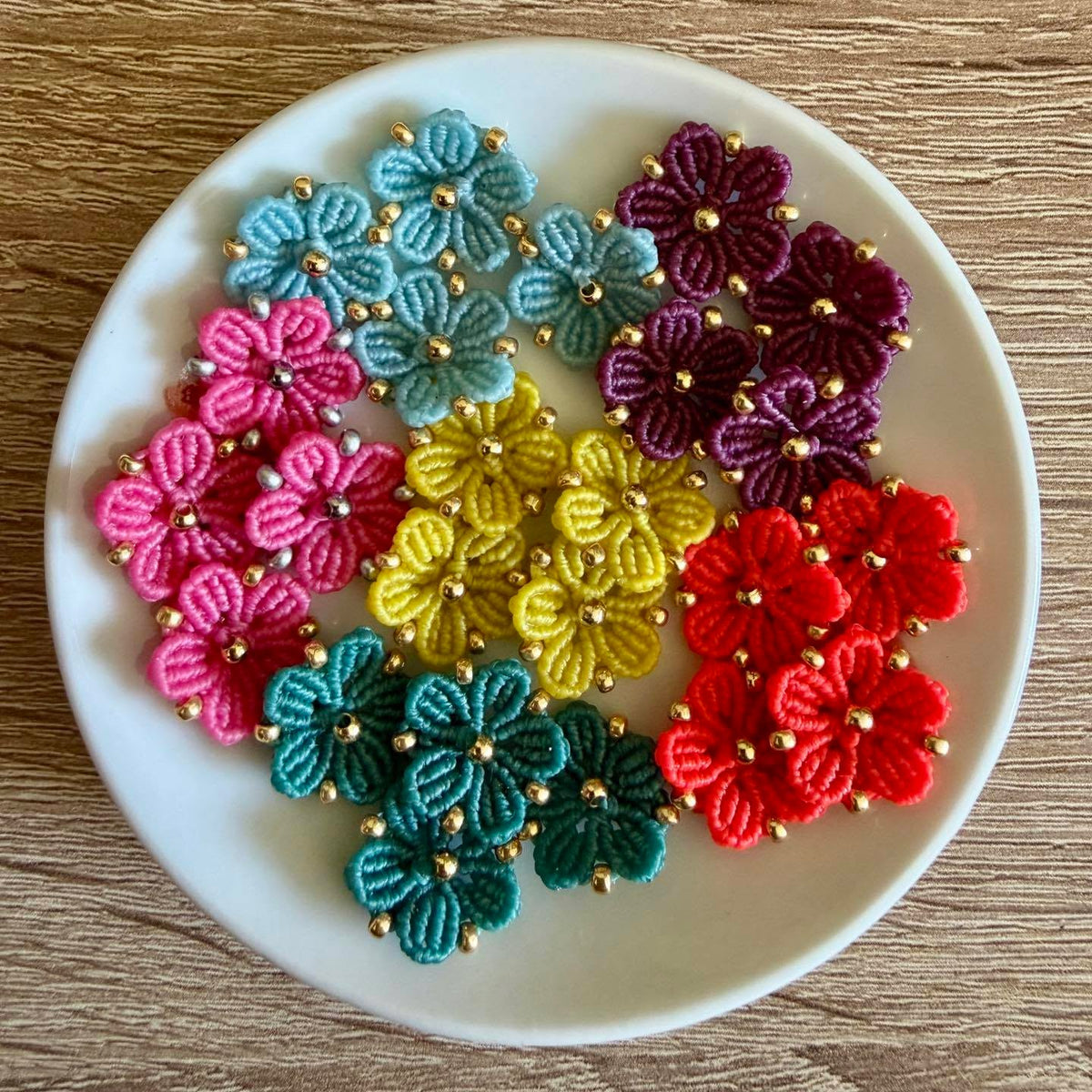 ⟡ SOFT BLOSSOM ⟡ bracelet Prune